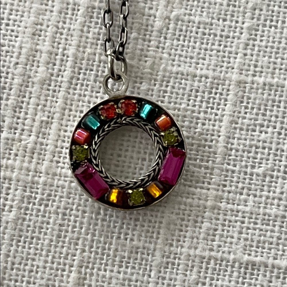 Women Firefly Delicate Multicolor Gemstone Pendant Necklace Jewelry New